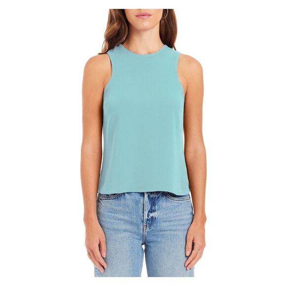 AQUA Womens Sleeveless Crew Neck Top - Picture 1 of 3